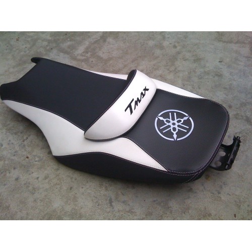 KIT SADDLE SEAT COVER WHITE TUNING x MOTORBIKE YAMAHA TMAX T MAX 500-530 2