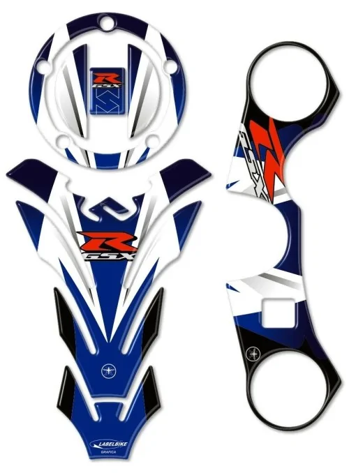 3D BLAU AUFKLEBER GSX-R...