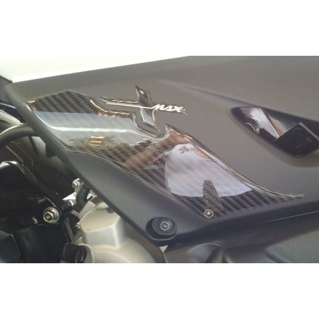 2 ADHESIVOS DE PROTECCIÓN DE PIES 3D compatibles para scooter X MAX YAMAHA XMAX 300