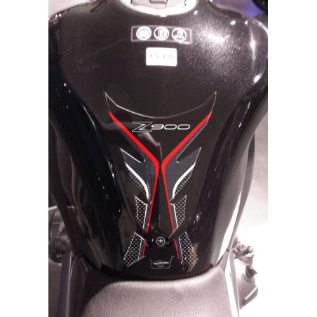 3D GEL προστατευτικό δεξαμενής συμβατό για MOTORCYCLE KAWASAKI Z900 Κόκκινο
