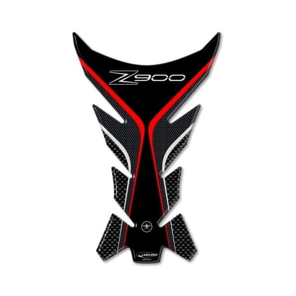 3D GEL προστατευτικό δεξαμενής συμβατό για MOTORCYCLE KAWASAKI Z900 Κόκκινο