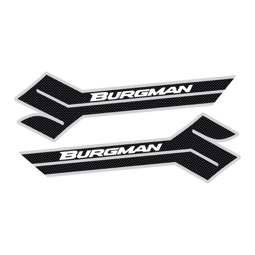 2 ADHESIVE-STICKERS Carbon BURGMAN WRITING SUZUKI SCOOTER Accessories 2