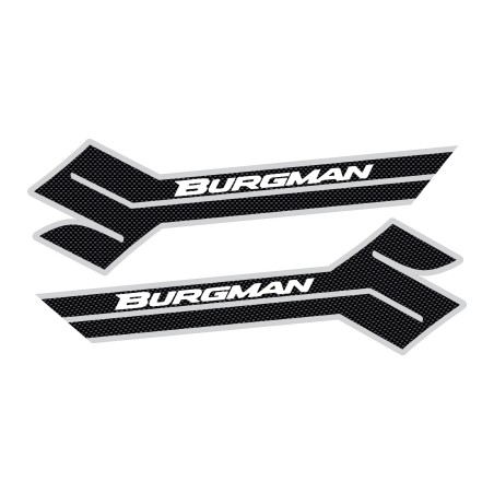 2 αυτοκόλλητα άνθρακα άνθρακα BURGMAN ΓΡΑΦΗ SUZUKI SCOOTER Αξεσουάρ