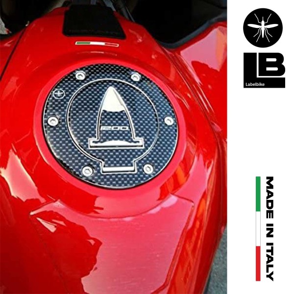 ADHESIVE 3D PROTECTION Tank Cap for MOTO DUCATI MULTISTRADA 1200 Carbon