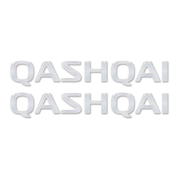 2 ρητίνη 3D ΓΡΑΦΗ QASHQAI ΣΥΜΜΟΡΦΩΤΙΚΑ STICKERS για το αυτοκίνητο SUV NISSAN