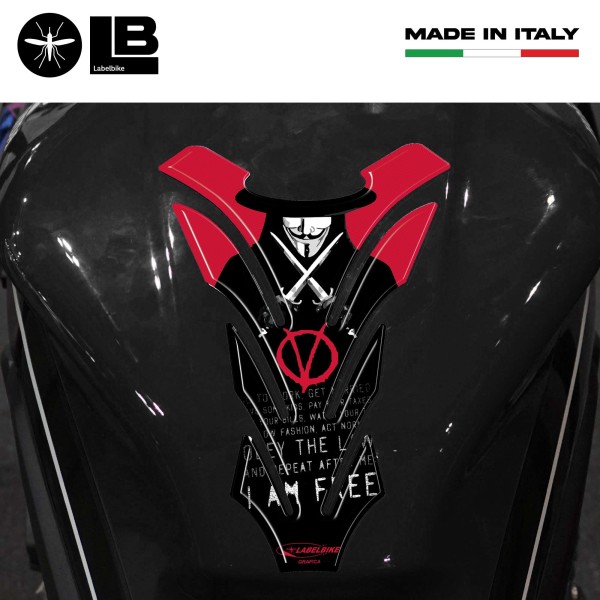 ΑΔΙΑΠΈΡΑΣΤΟ V FOR VENDETTA ΡΗΤΊΝΗ 3D ΡΗΤΊΝΗ ΜΟΤΟΣΙΚΛΈΤΑ ΣΥΓΚΟΛΛΗΤΙΚΆ ΔΕΞΑΜΕΝΉ ΜΟΤΟΣΙΚΛΈΤΑΣ