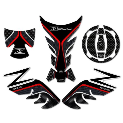 3D Resin PROTECTION ADHESIVES KIT compatible for Z900 KAWASAKI carbon motorbikes