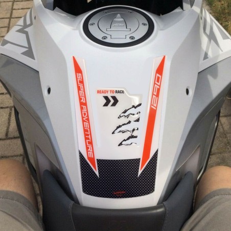 Gel adhesivo 3D protector de depósito de moto compatible con Ktm 1290 Super Adventure S-T-R