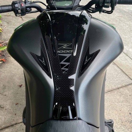 3D-Klebestreifen mit Harzbeschichtung für Motorradtankschutz passend für Kawasaki Z1000 2010-2020