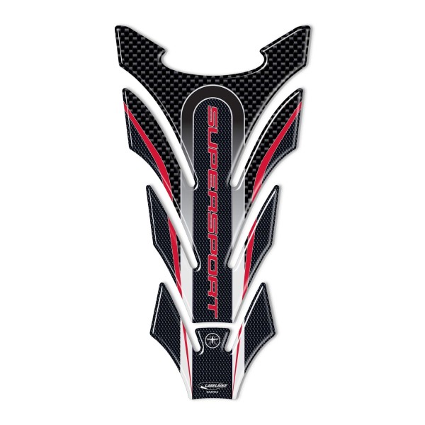 3D Gel Tank Guard Συμβατό με μοτοσυκλέτες Ducati Supersport