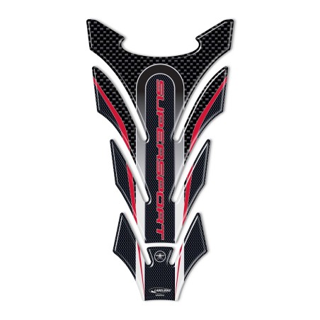 3D Gel Tank Guard Συμβατό με μοτοσυκλέτες Ducati Supersport