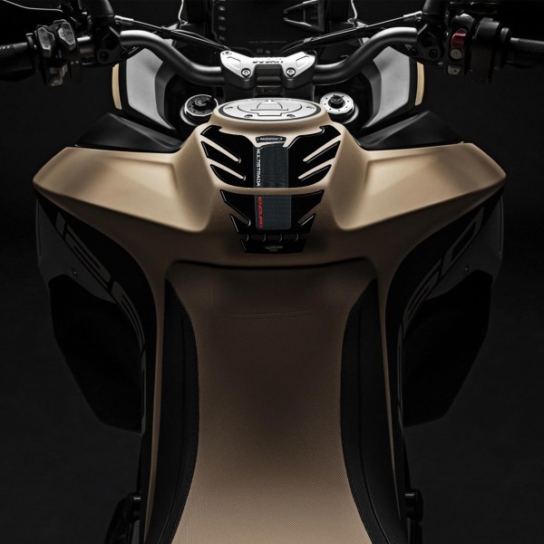 Harz-Gel-3D-Tankschutz kompatibel mit Ducati Multistrada 1260 Enduro-Bikes