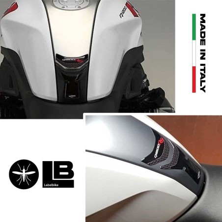 ADHESIVE 3D CARBON GAS TANK PROTECTION gel compatible for BMW R1200RS MOTORBIKE