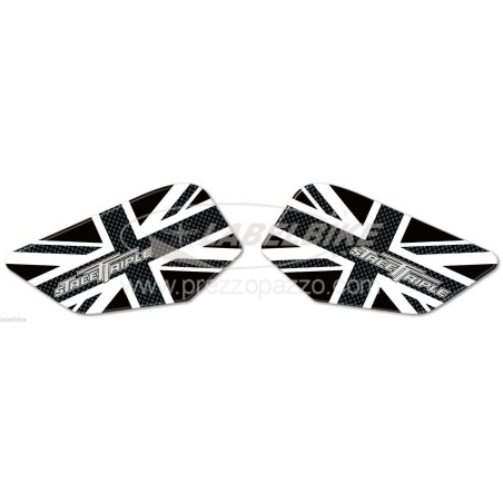 2 PROTECTORES DE RODILLA 3D compatibles para motos triumph street triple