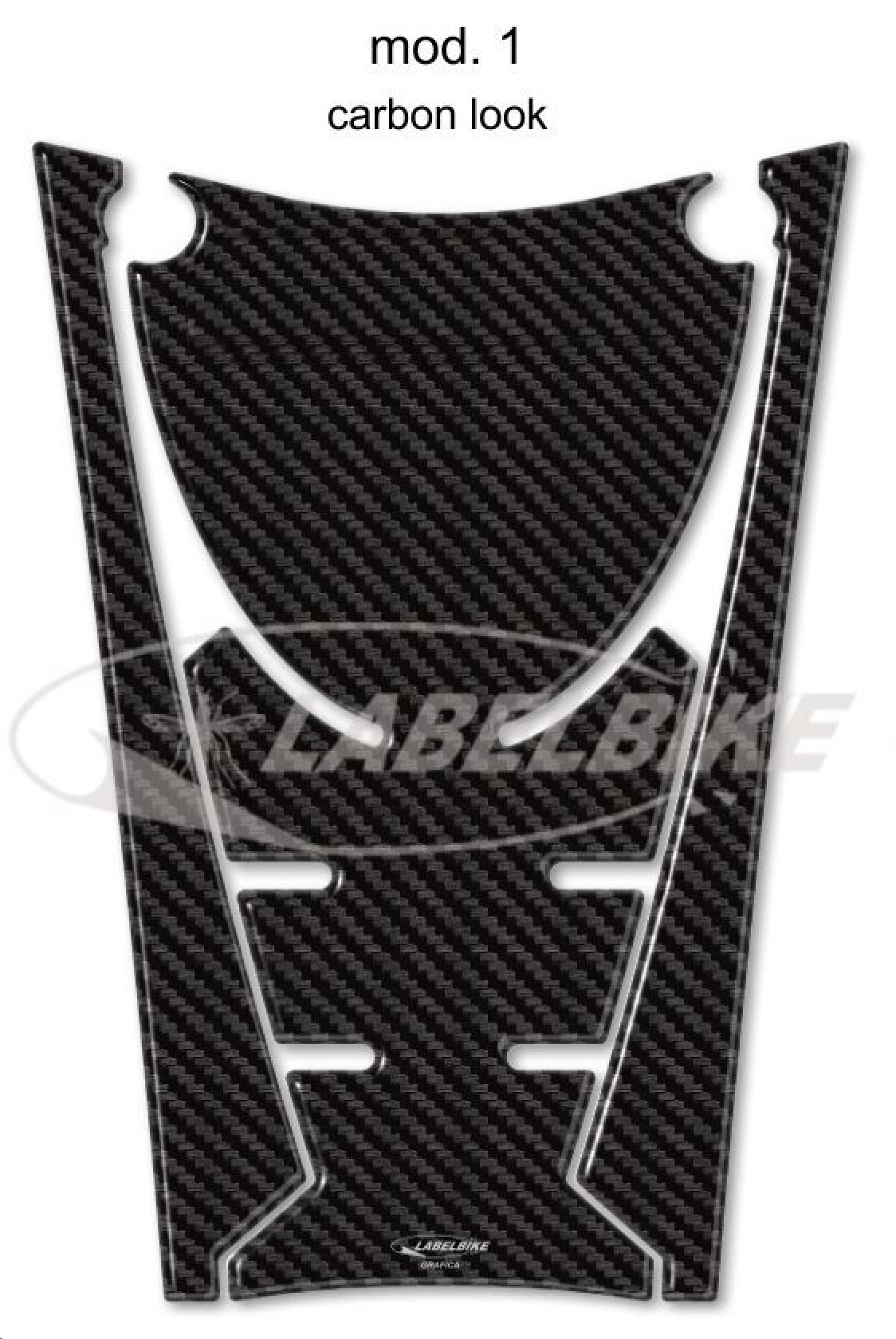 Stickers 3D Per Moto Adesivo 3D In Resina Per Serbatoio Yamaha TMAX 530 2017-2020 - Carbonio Argento | Protezione Stile Stickers 3d Resinati