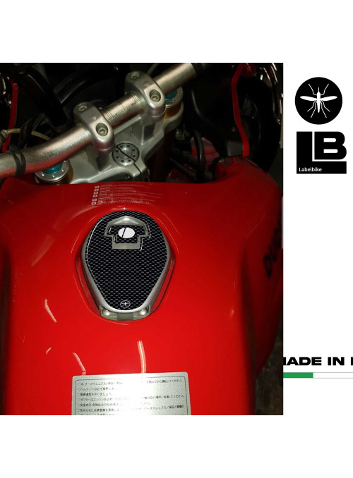 TAPON ADHESIVO 3D para MOTO DUCATI MULTISTRADA 1000-1100 Carbon Look 2