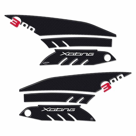 KIT BOOMERANG GEL ADHESIVES for Scooter XCITING 300 KYMCO-compatible PROTECTIONS