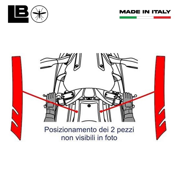 KIT BOOMERANG GEL ADHESIVES για Scooter XCITING 300 KYMCO-συμβατά ΠΡΟΣΤΑΤΕΥΤΙΚΑ