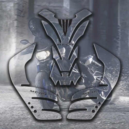 Tankaufkleber 3D Gel Aufkleber kompatibel für YAMAHA MT-09 Motorräder transparent