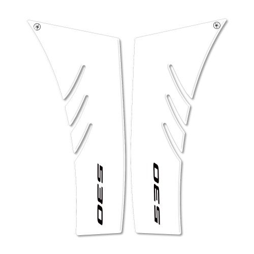 2 ADHESIVES 3D Résine T MAX 530 compatibles pour YAMAHA TMAX 2012-16 carénage scooter