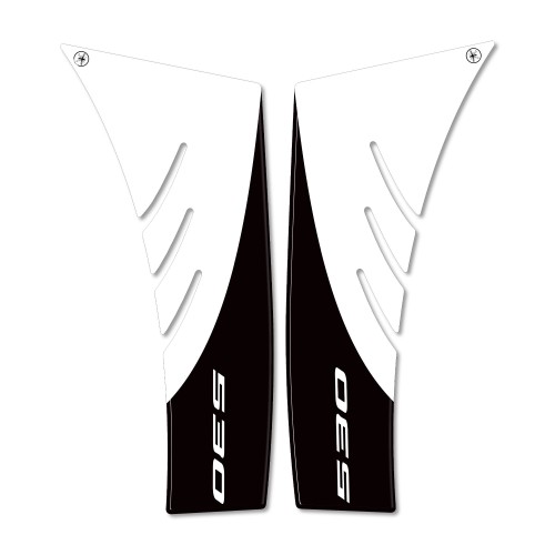2 ADESIVI in resina 3D T MAX 530 compatibili per carena Scooter YAMAHA TMAX 2012-16
