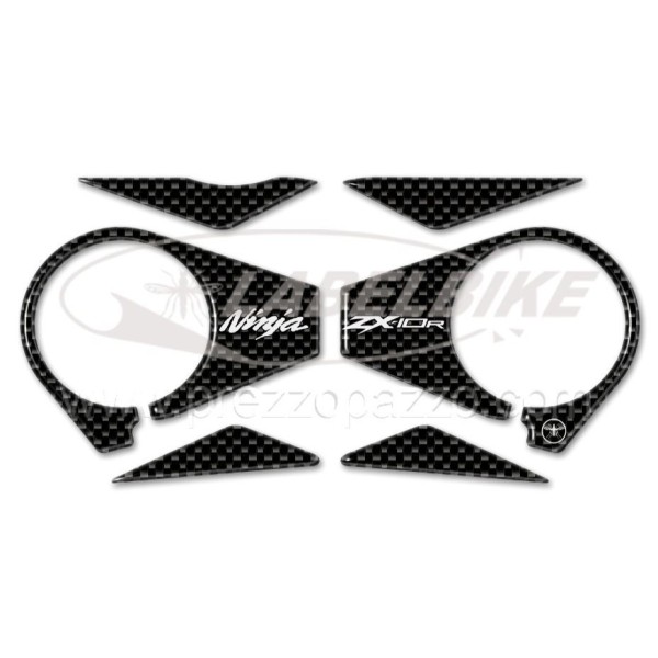 3D τζελ προστασίας πιρούνι πλάκα συμβατή MOTORCYCLE KAWASAKI ZX-10R 2006-2010