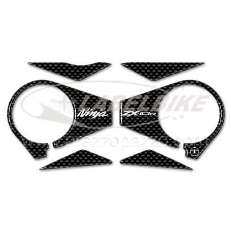 3D τζελ προστασίας πιρούνι πλάκα συμβατή MOTORCYCLE KAWASAKI ZX-10R 2006-2010
