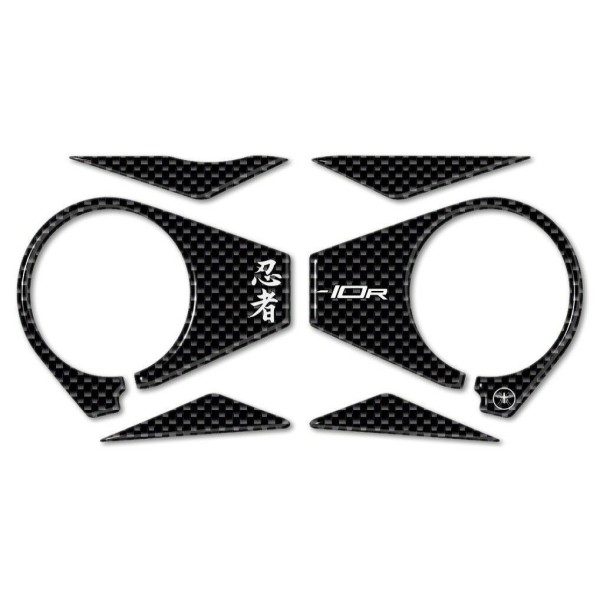 3D τζελ προστασίας πιρούνι πλάκα συμβατή MOTORCYCLE KAWASAKI ZX-10R 2006-2010