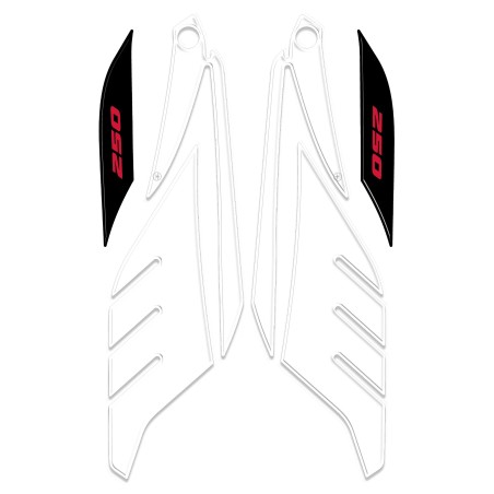 Προστατευτικά αυτοκόλλητα 3D gel boomerang συμβατά με Yamaha Xmax 250 2014-2016