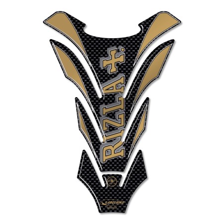 Rizla 3D RESIN RESIN BODYWALL PROTECTION για MOTORCYCLE Carbon-Gold