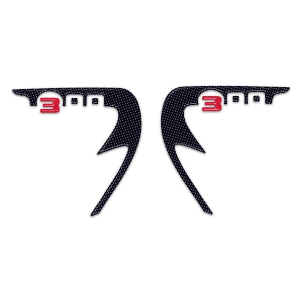 2 ADHESIVES 3D GEL PROTECTION SPIDER compatibles avec le scooter kymco XCITING 300