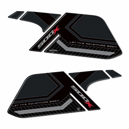Stickers 3D Tank Side Protectors compatible with Honda CB500X 2022-2023