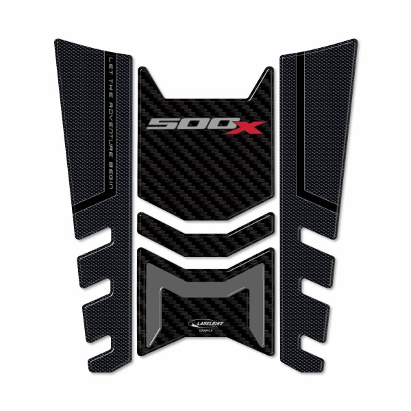 3D Tank Guard αυτοκόλλητο συμβατό με μοτοσικλέτα Honda CB500X 2022-2023