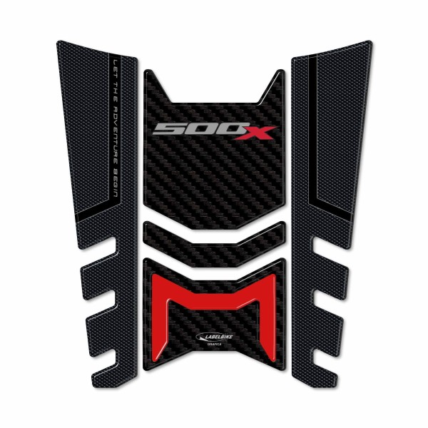3D Tank Guard αυτοκόλλητο συμβατό με μοτοσικλέτα Honda CB500X 2022-2023