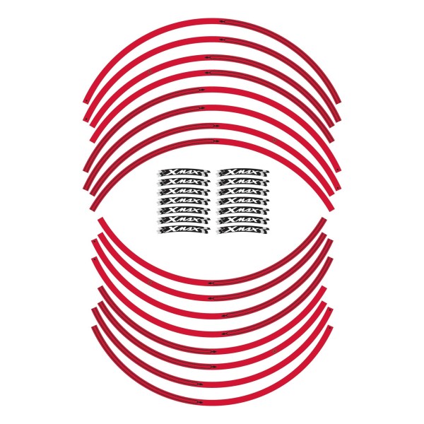 ADHESIVE RIMS STRIPES kompatibel für YAMAHA X MAX Motorroller XMAX 125-250-300