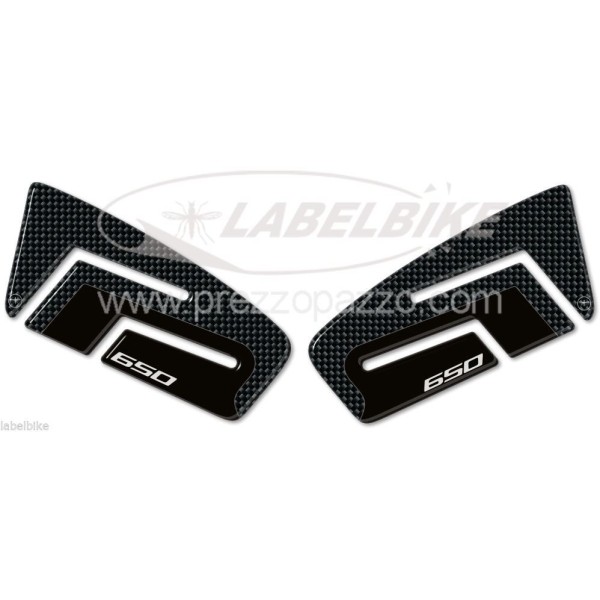 2 αυτοκόλλητα 3D GEL PROTECTION για μοτοσυκλέτες KAWASAKI VERSYS 650