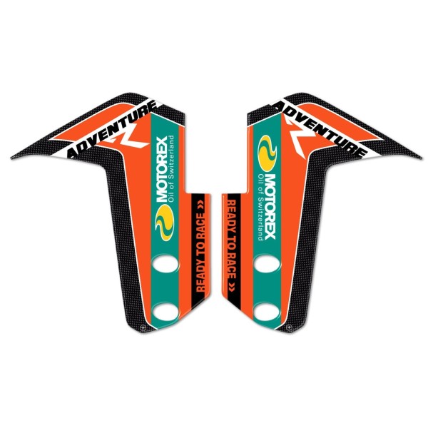 ADHESIVOS 3D PROTECCIONES LATERALES Guardabarros compatible para KTM 1190-1290 ADVENTURE R