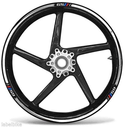 BANDES ADHESIVES compatibles pour MOTO BMW GS jantes adhésives 17" 19" RALLY tuning