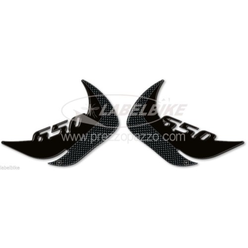 Protections latérales en gel 3D compatibles avec la moto KAWASAKI ER-6n 2012-16 2