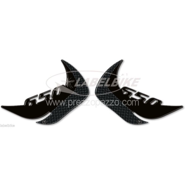 3D gel SIDE PROTECTIONS compatible for MOTORBIKE KAWASAKI ER-6n 2012-16