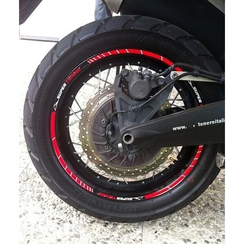 ADHESIVE WHEEL TAPES for 17-19 INCH RIMS compatible YAMAHA SUPER TENERE MOTORCYCLE 2