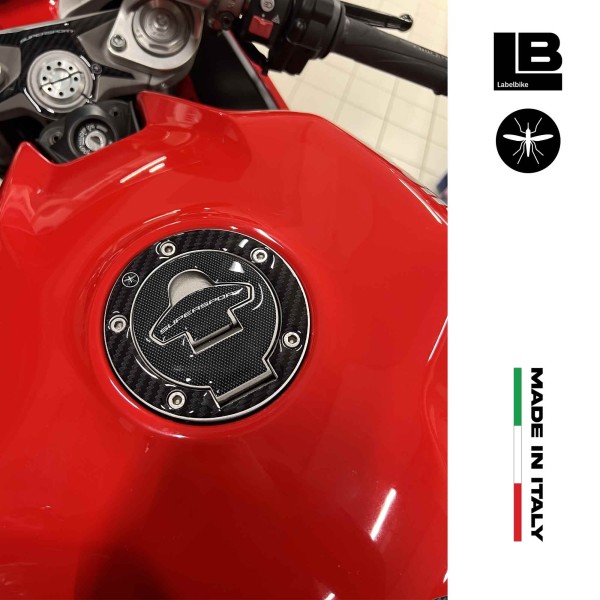 3D Tank Cap Protection Sticker Compatible with Ducati Supersport Bikes