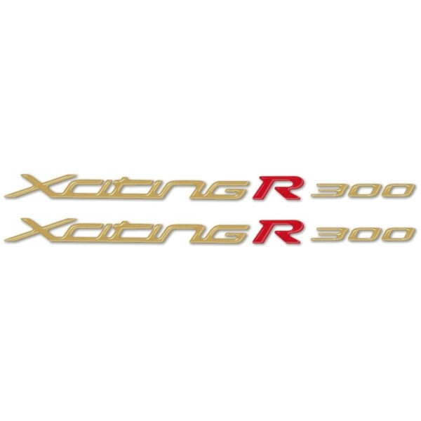 2 3D GEL ADHESIVES COPY WRITINGS XCITING R 300 συμβατά για σκούτερ KYMCO