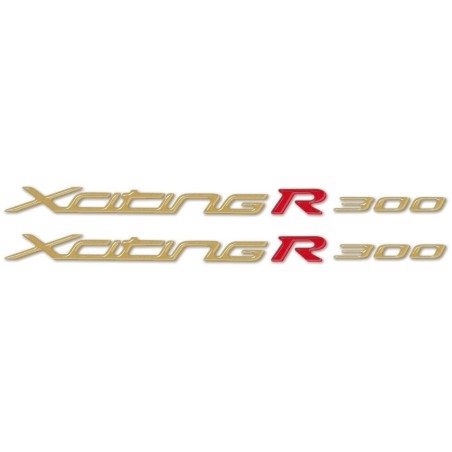 2 3D GEL ADHESIVES COPY WRITINGS XCITING R 300 συμβατά για σκούτερ KYMCO