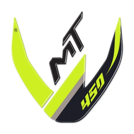 Stickers 3D Protections centrales d'ailes moto compatibles avec CFMOTO 450MT