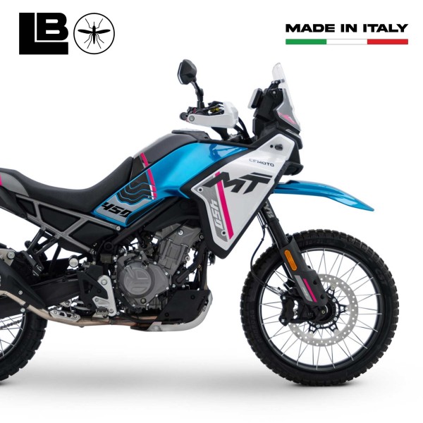 3D Gel Stickers 3D Protections latérales de réservoir de moto compatibles avec CFMOTO 450MT