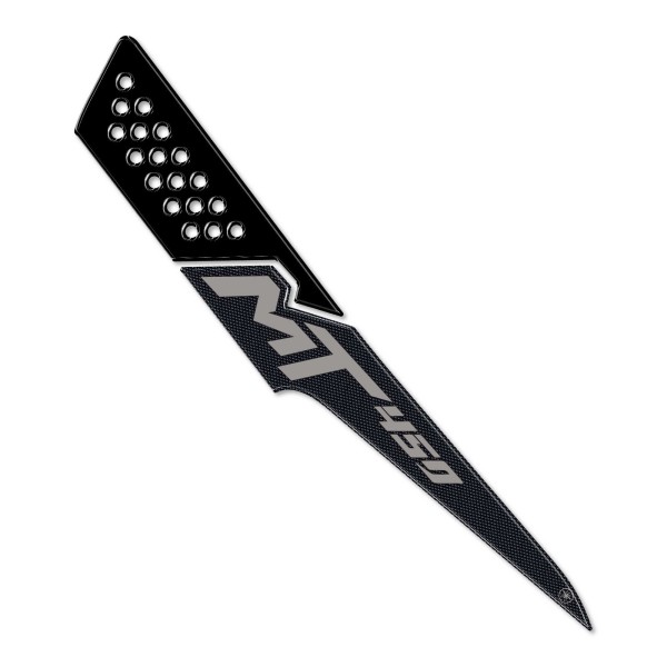 Adhesive resin gel 3D Motorcycle muffler protection compatible with CFMOTO 450MT