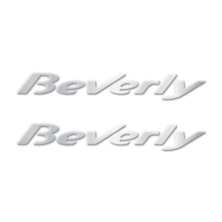 2 3D RESINA STICK BEVERLY ADHESIVOS para PIAGGIO 125-250-300-500 CHROME SCOOTERS