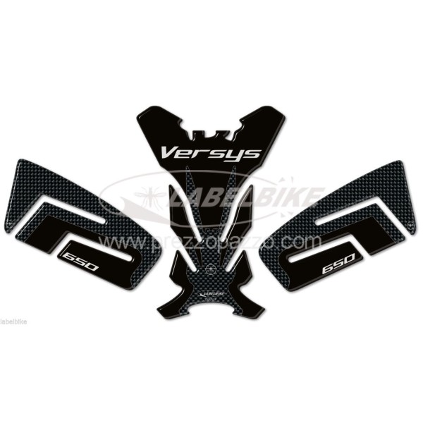 KIT RESIN GEL 3D PROTECTIVE ADHESIVES συμβατό για MOTORBIKE KAWASAKI VERSYS 650