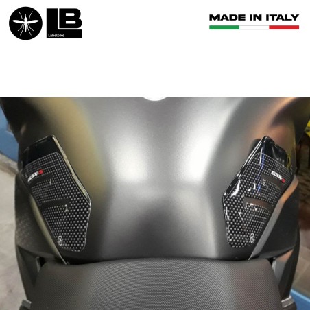2 PROTECTIONS LATÉRALES 3D COMPATIBLES x MOTORBIKE SUZUKI GSXS GSX-S 750 Carbon